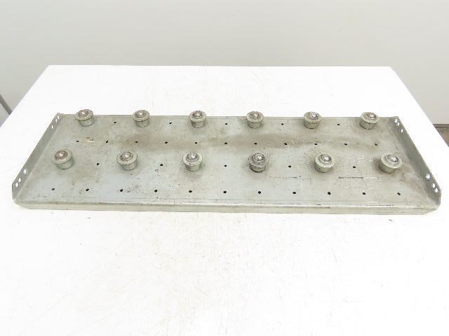 36"x12" Steel Ball Transfer Conveyor Table 3-6" Ball Centers  Lot of 10 Sections