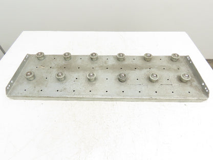 36"x12" Steel Ball Transfer Conveyor Table 3-6" Ball Centers  Lot of 10 Sections