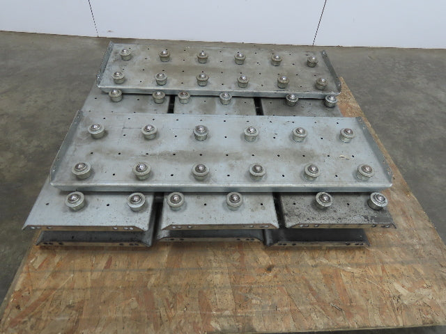 36"x12" Steel Ball Transfer Conveyor Table 3-6" Ball Centers  Lot of 10 Sections