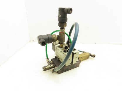 Numatics L22BA452B017G61 Solenoid Directional Control Valve 2 Position Lot of 2