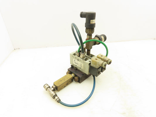 Numatics L22BA452B017G61 Solenoid Directional Control Valve 2 Position Lot of 2