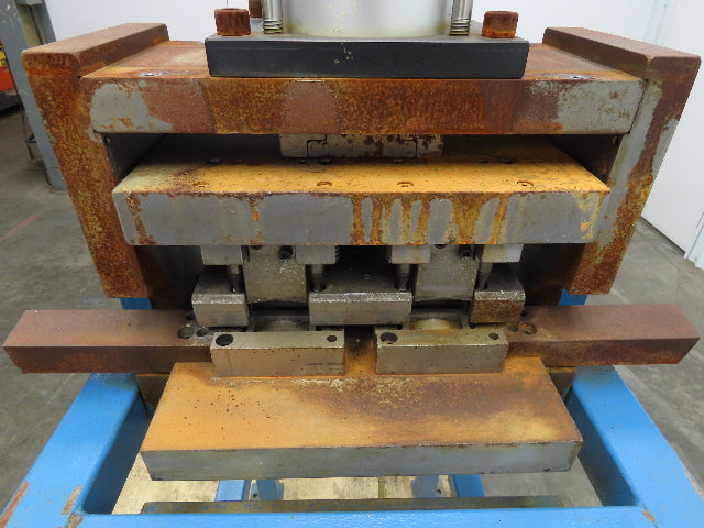 Pneumatic Air 4 Ton Punch Press 1.5" Stroke 12x10" Die Mead Fabco Cylinder