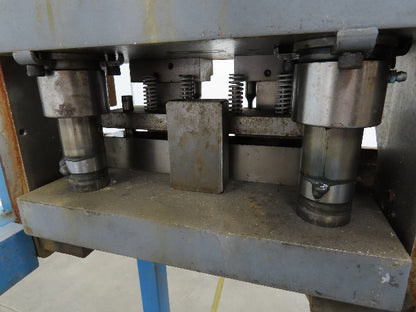 Pneumatic Air 4 Ton Punch Press 1.5" Stroke 12x10" Die Mead Fabco Cylinder