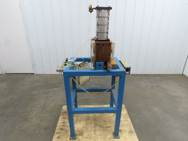 Pneumatic Air 4 Ton Punch Press 1.5" Stroke 12x10" Die Mead Fabco Cylinder