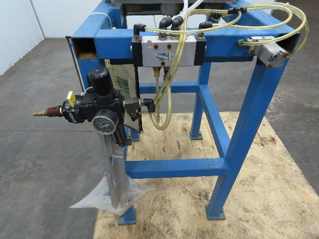 Pneumatic Air 4 Ton Punch Press 1.5" Stroke 12x10" Die Mead Fabco Cylinder