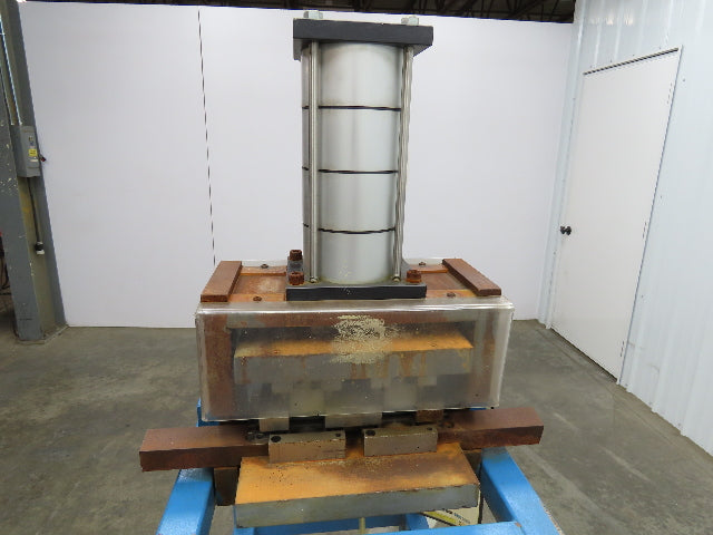 Pneumatic Air 4 Ton Punch Press 1.5" Stroke 12x10" Die Mead Fabco Cylinder