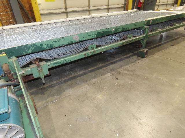 54"x 14' Steel Wire Mesh Belt Conveyor 1/3Hp 230/480V 3PH 1FPM