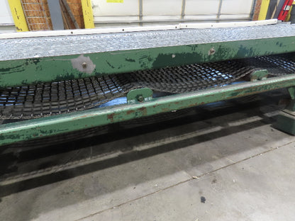 54"x 14' Steel Wire Mesh Belt Conveyor 1/3Hp 230/480V 3PH 1FPM