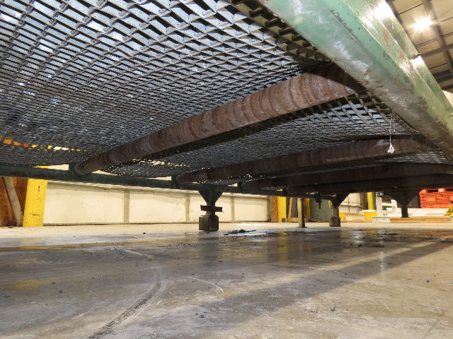 54"x 14' Steel Wire Mesh Belt Conveyor 1/3Hp 230/480V 3PH 1FPM