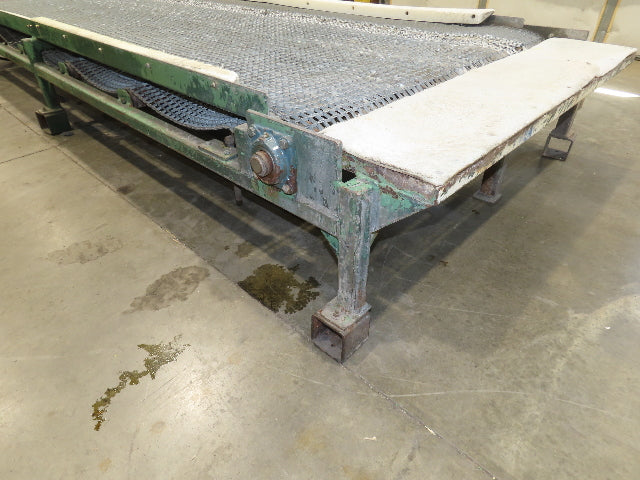 54"x 14' Steel Wire Mesh Belt Conveyor 1/3Hp 230/480V 3PH 1FPM
