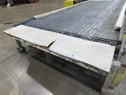 54"x 14' Steel Wire Mesh Belt Conveyor 1/3Hp 230/480V 3PH 1FPM