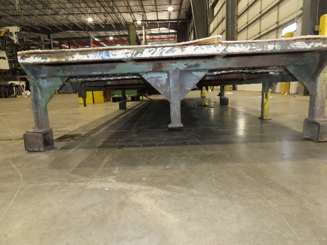 54"x 14' Steel Wire Mesh Belt Conveyor 1/3Hp 230/480V 3PH 1FPM