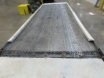 54"x 14' Steel Wire Mesh Belt Conveyor 1/3Hp 230/480V 3PH 1FPM