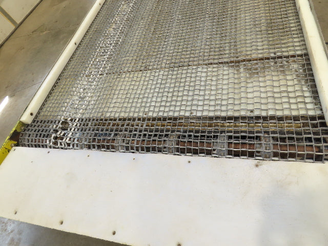 54"x 14' Steel Wire Mesh Belt Conveyor 1/3Hp 230/480V 3PH 1FPM