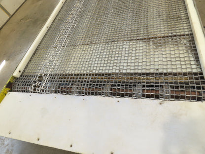 54"x 14' Steel Wire Mesh Belt Conveyor 1/3Hp 230/480V 3PH 1FPM