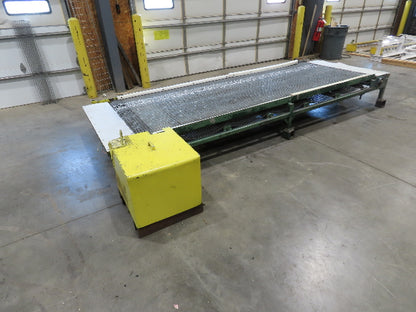 54"x 14' Steel Wire Mesh Belt Conveyor 1/3Hp 230/480V 3PH 1FPM