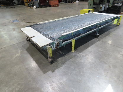54"x 14' Steel Wire Mesh Belt Conveyor 1/3Hp 230/480V 3PH 1FPM