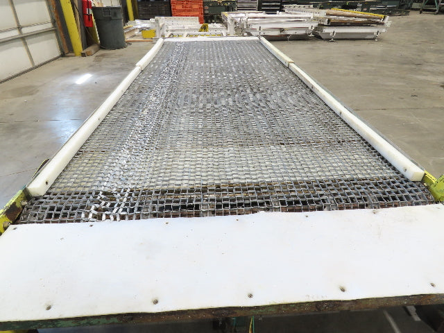 54"x 14' Steel Wire Mesh Belt Conveyor 1/3Hp 230/480V 3PH 1FPM