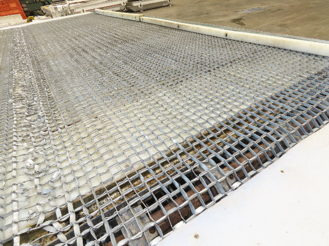 54"x 14' Steel Wire Mesh Belt Conveyor 1/3Hp 230/480V 3PH 1FPM