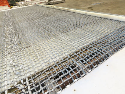 54"x 14' Steel Wire Mesh Belt Conveyor 1/3Hp 230/480V 3PH 1FPM