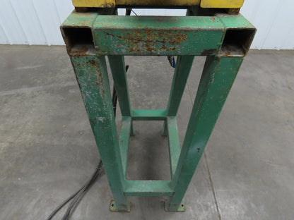 Pneumatic Air 1 Ton Punch Press 1/2" Stroke 10x7-1/4" Die Fabco Cylinder