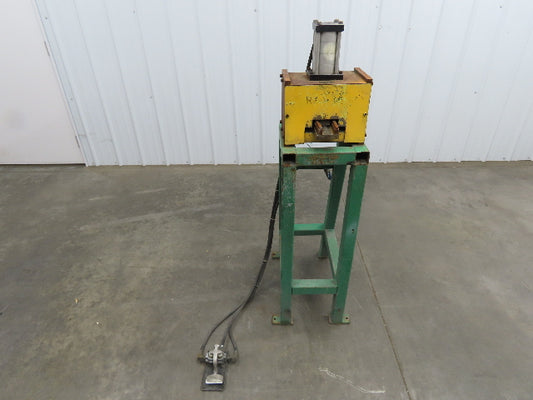 Pneumatic Air 1 Ton Punch Press 1/2" Stroke 10x7-1/4" Die Fabco Cylinder