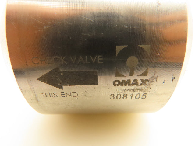 OMAX 308105 Cylinder High Pressure Stainless Steel Used on EnduroMAX Pumps
