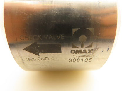OMAX 308105 Cylinder High Pressure Stainless Steel Used on EnduroMAX Pumps