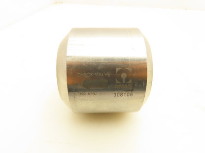 OMAX 308105 Cylinder High Pressure Stainless Steel Used on EnduroMAX Pumps
