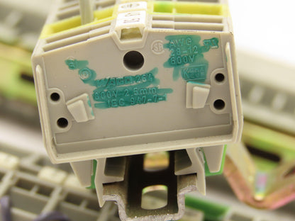 Wago 264 Terminal Blocks 28-12 Gage Single & Double Type Lot of 86