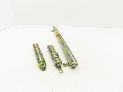 Wago 264 Terminal Blocks 28-12 Gage Single & Double Type Lot of 86