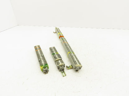 Wago 264 Terminal Blocks 28-12 Gage Single & Double Type Lot of 86