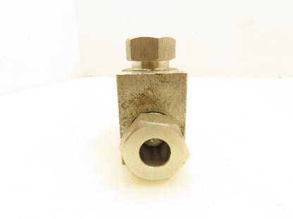 KMT 10079465 Tee Coupling For Waterjet 9/16" 66,000 PSI@72°F 316 CW