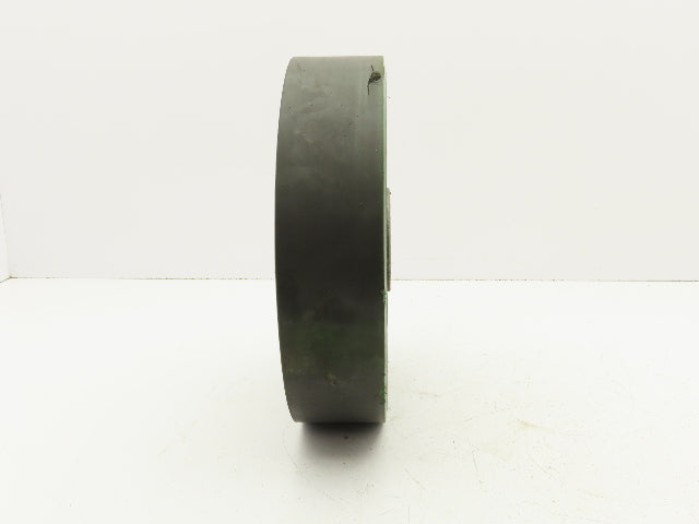 Hamilton 12x3" Duralast Green Polyurethane Cast Iron Wheel 2" Keyed Bore