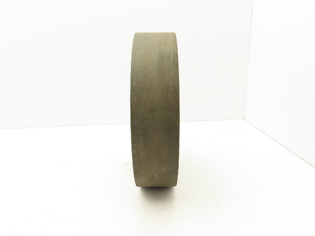 Trew 12x3" Duralast Green Polyurethane Cast Iron Wheel 1-15/16" Keyed Bore