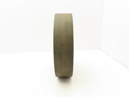 Trew 12x3" Duralast Green Polyurethane Cast Iron Wheel 1-15/16" Keyed Bore