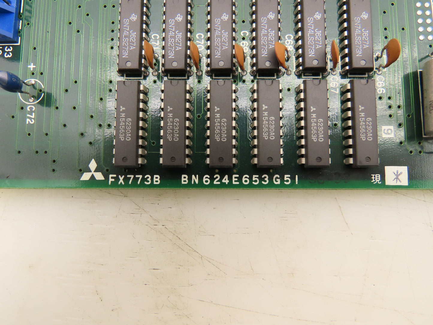 Mazak Mitsubishi FX773B CNC Control Board BN624E653G51