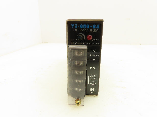 Nihon VI-050-24 Power Supply Output 24VDC 2.2A Input 85-132VAC 110-165VDC