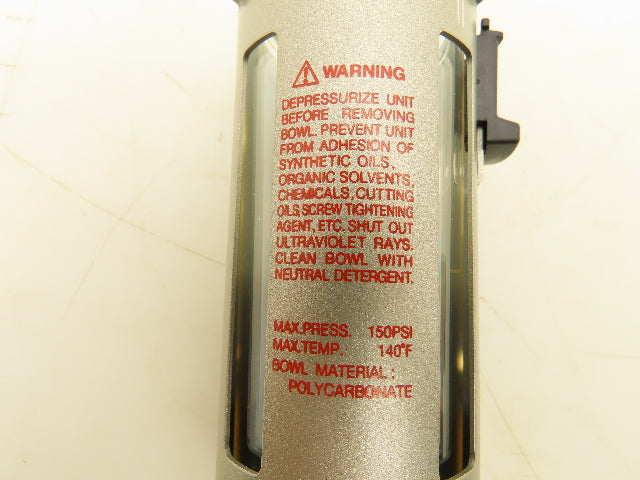 SMC AD37NZ Pneumatic Auto Drain 150 PSI 140°F Lot Of 2