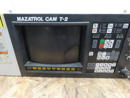 Mazatrol Cam T-2 Operator Interface Control Panel & Monitor Mazak CNC Lathe