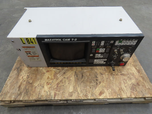 Mazatrol Cam T-2 Operator Interface Control Panel & Monitor Mazak CNC Lathe