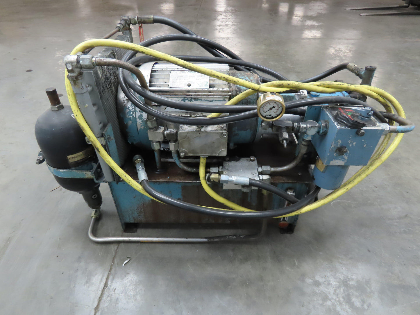 Hydraulic Power Unit 5 Hp Motor 230/460V 3Ph Bladder Tank High Pressure Filter