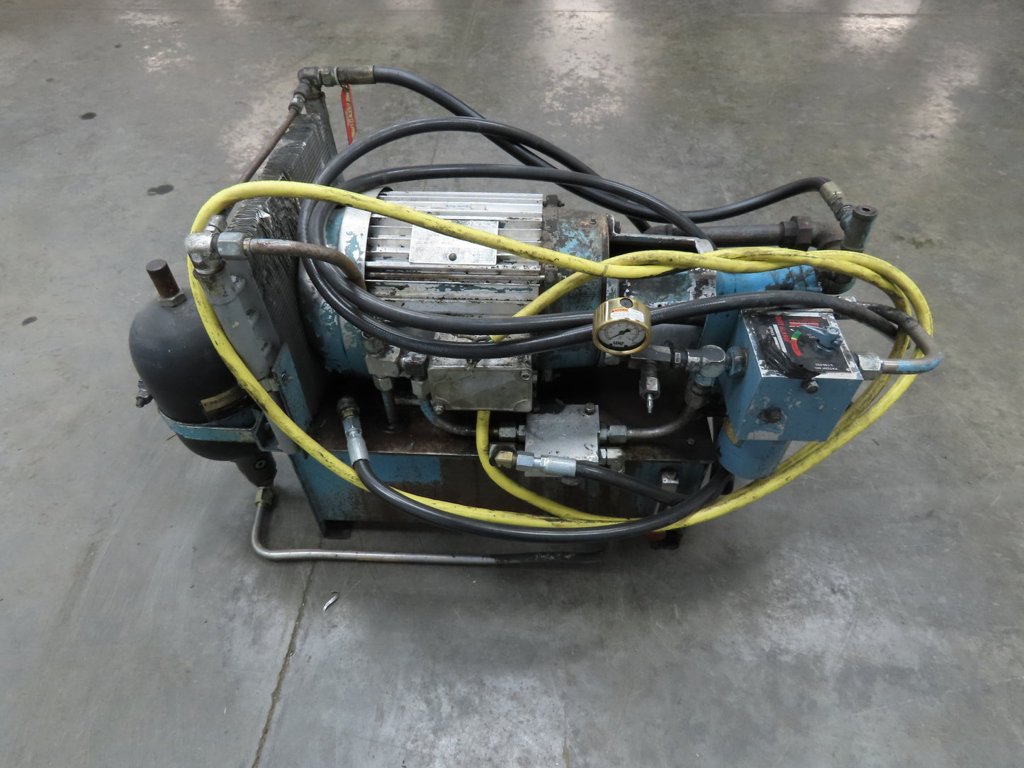 Hydraulic Power Unit 5 Hp Motor 230/460V 3Ph Bladder Tank High Pressure Filter