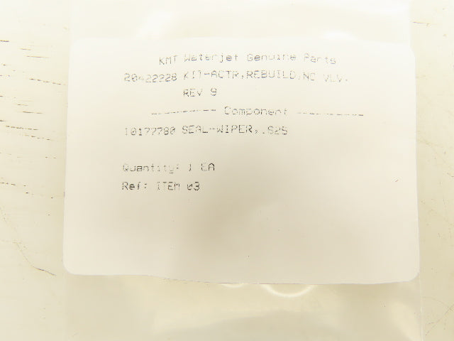 KMT 20422228 Actuator Repair Kit Pneumatic Valve Includes Spring Seal And O Ring