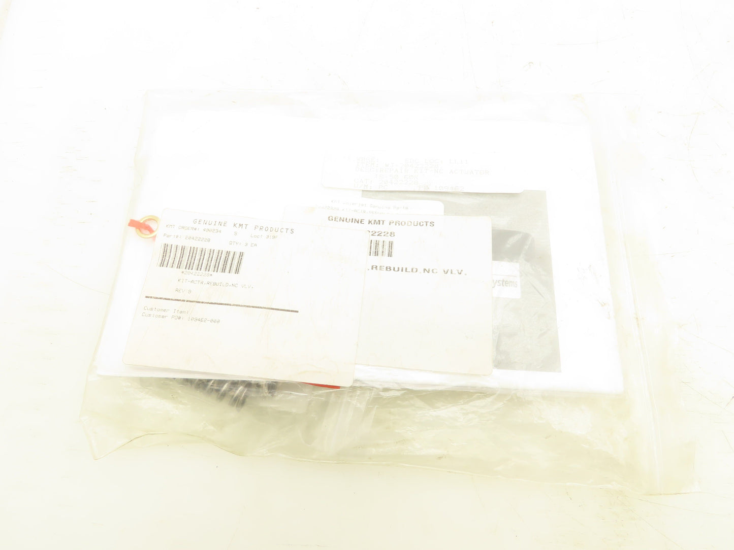 KMT 20422228 Actuator Repair Kit Pneumatic Valve Includes Spring Seal And O Ring