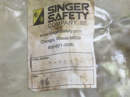 Singer Safety Vinyl Curtain Clear Dust Draft Barrier Full Visibility 96x100"