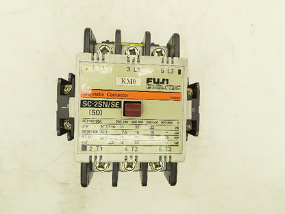 Fuji SC-2SN/SE (50) Magnetic Contactor 25A 3 Pole 600V 3PH 200-250V Coil
