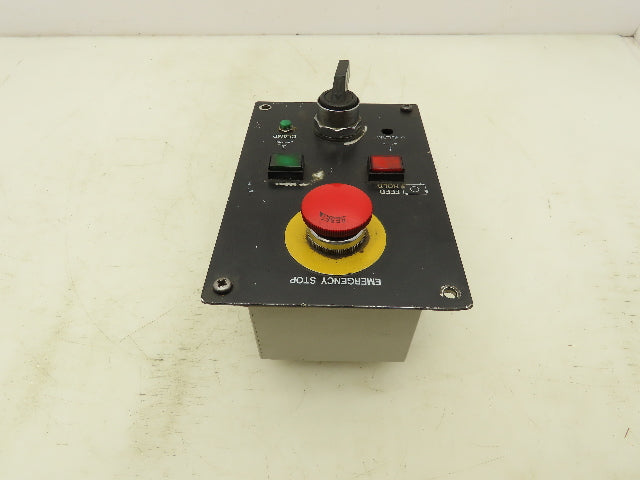 Mazak Mori Seiki Lathe Pusbutton E-Stop Clamp Feed Operator Control Station