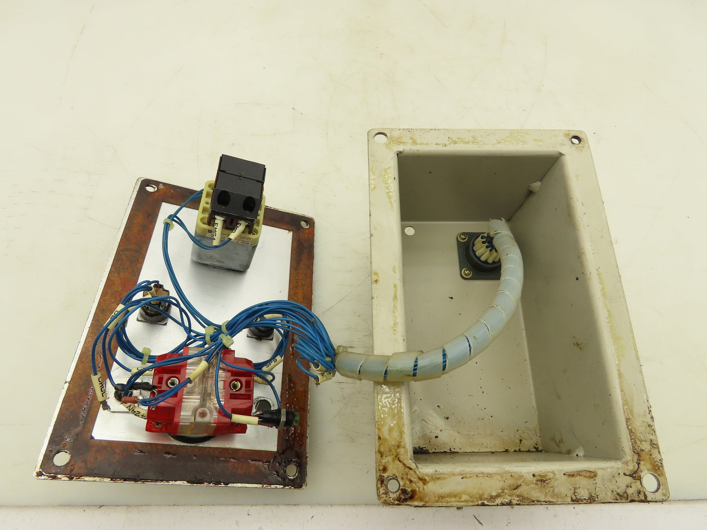 Mazak Mori Seiki Lathe Pusbutton E-Stop Clamp Feed Operator Control Station