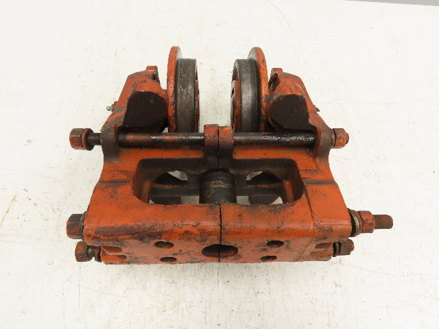 Cleveland Tramrail Underhung Bridge Crane End Truck ES Idler Head WA 5" Wheels